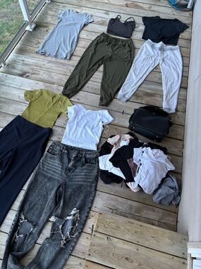 Mystery Bundle Lot Women’s Medium Lululemon, Aerie, Adidas, AE + more! 23 items